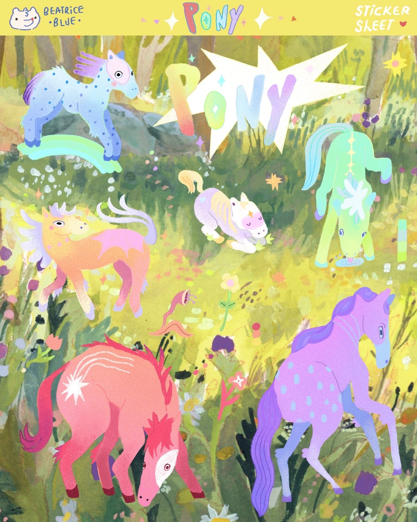 PONY - Sticker sheet!