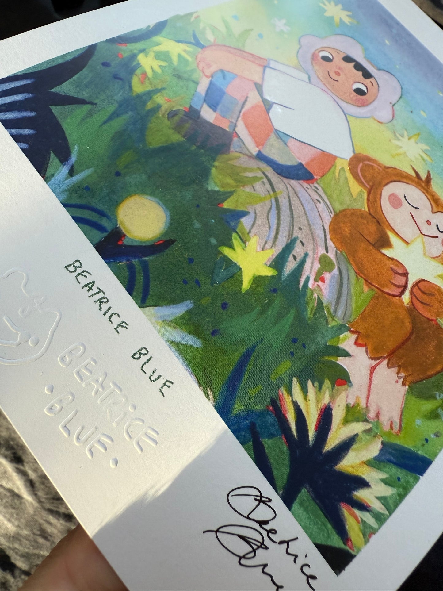 Monkey and me - print