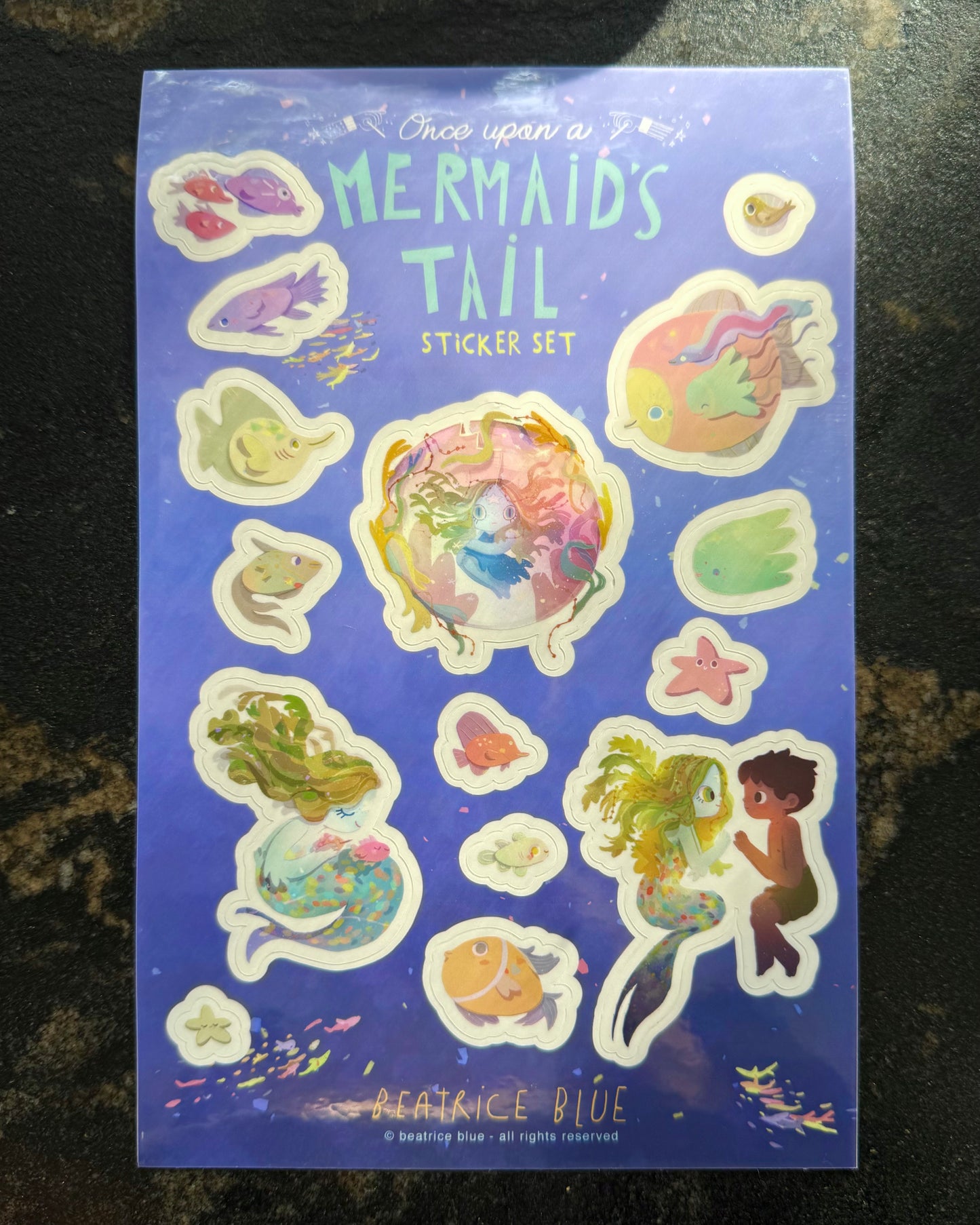 Mermaid - Sticker sheet!