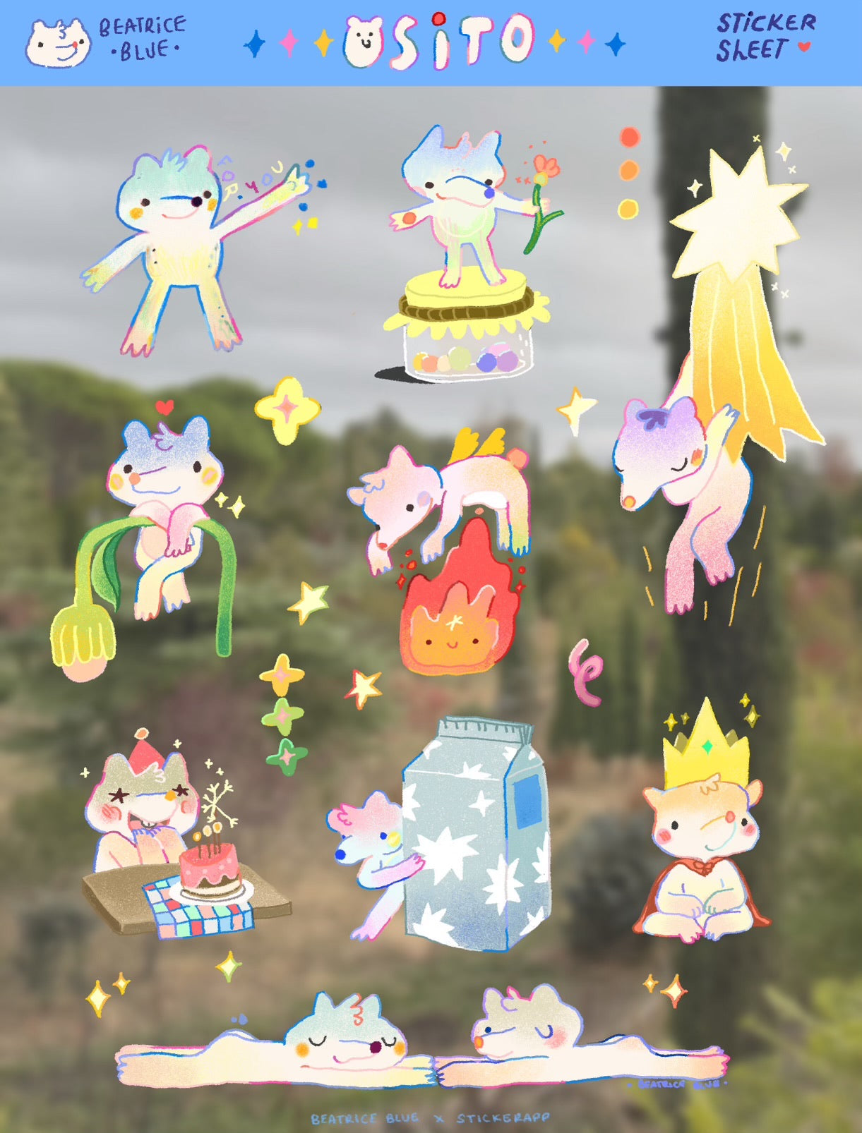 OSITO - Giant Sticker sheet!