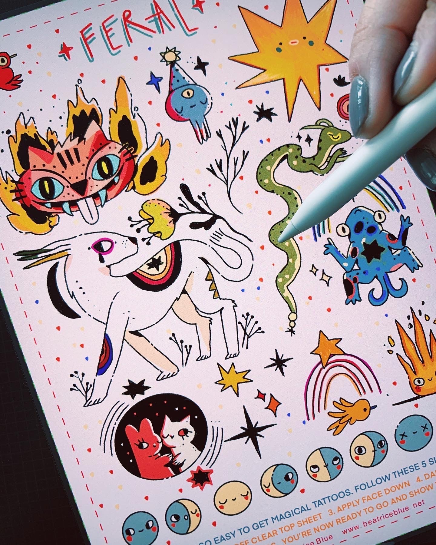 FERAL Temporary Tattoos