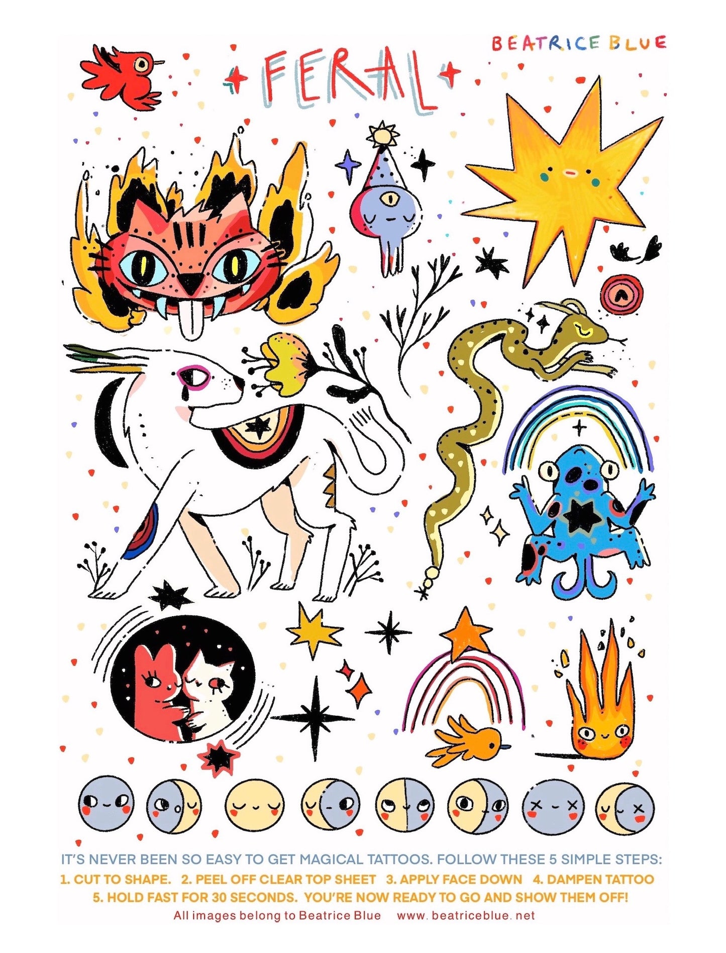FERAL Temporary Tattoos